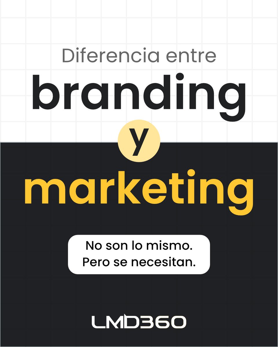 Lumedia360's tweet photo. Branding y marketing no son enemigos. Son aliados con trabajos distintos.

En Lumedia360 construimos marcas con identidad y las hacemos visibles con estrategia.

Si estás listo para ser visto y recordado, te ayudamos a construir una marca con identidad y a hacerla visible. https://t.co/xQBofRw0c3
