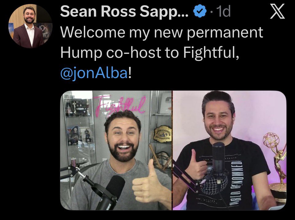 GetMyGoShow's tweet photo. This is gonna be a GOLD MINE for Castrating The Marks content! 🤣
Thank you @SeanRossSapp and @JonAlba! 
https://t.co/yoTmsg7mdG
@THEVinceRusso @JeffLane22 @RussosBrand https://t.co/oBIBnU9P1x