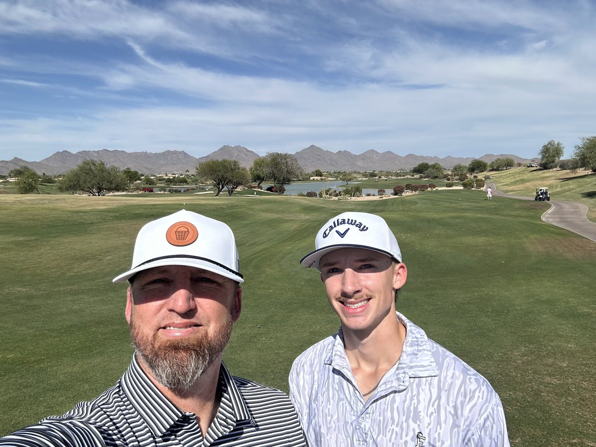 jmasonLC's tweet photo. Day 2 complete. TPC Scottsdale- Stadium course was a lot of fun. The layout was great and we both played pretty well. Last stop is We-Ko-Pa Golf Club- Saguaro course. https://t.co/2clOjQRGSk