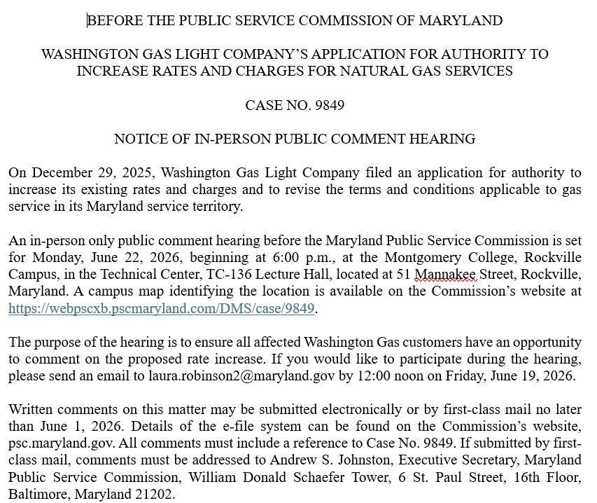 washingtongas's tweet photo. A message to our Maryland customers: https://t.co/NfMi6XPTvU