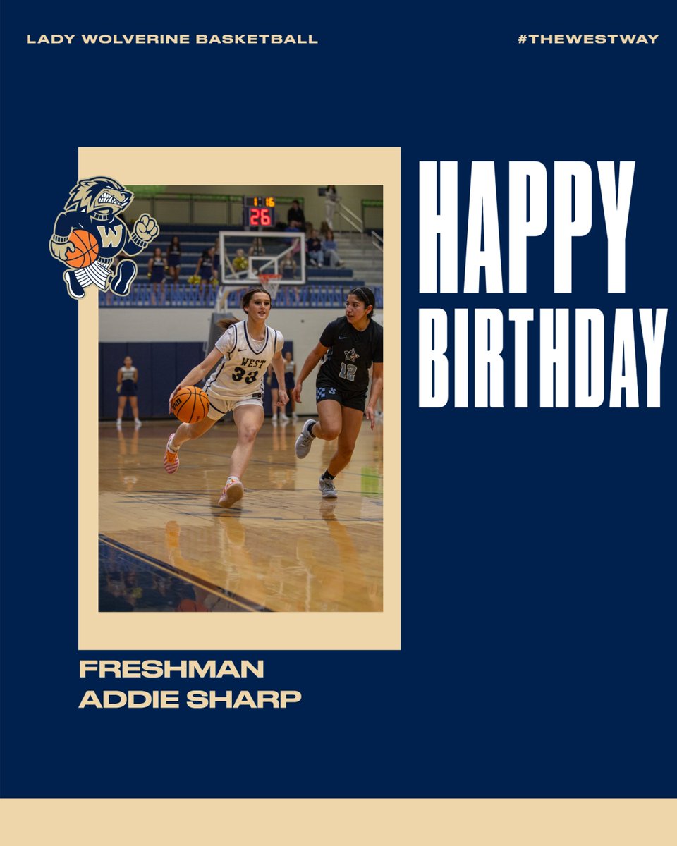 BWHS_WBB's tweet photo. Happy Birthday Addie! We hope you have a great day! #theWESTway https://t.co/rs7v2cZBP2