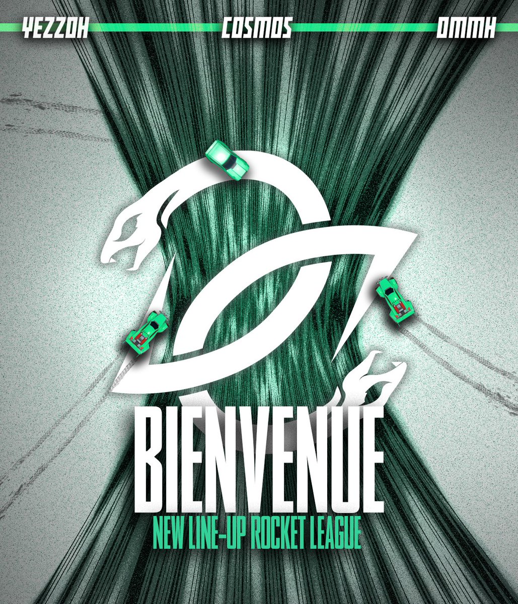 TeamDiverGentes's tweet photo. ANNONCE - NOUVEAU ROASTER ⚽️

Dernière ligne droite pour RL en 2026 ! Pour ces ultimes dates et pour bosser pendant la off-season, Cosmos, ohmm et Yezzoh rejoignent nos rangs.

@cosmosrll et @ommhrll feront leur premiers pas chez les Snakes pour l'Open 2v2. 🟩

@yezzohrl nous représentera aussi, mais sous un autre nom d'équipe. 

#TSNS🐍