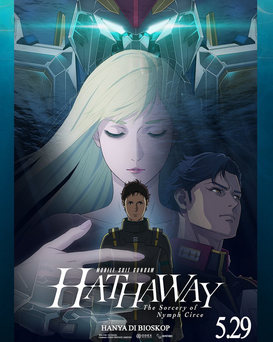 HabisNontonFilm's tweet photo. Sebagai yg ngikutin Gundam, puas bgt nonton GUNDAM HATHAWAY THE SORCERY OF NYMPH CIRCE.

Visual &amp; audionya makin cantik. Dari adegan drama sampe ke actionnya, art stylenya unik. Klimaksnya sih paling top! 🤩

Walapun masih ada adegan yg kegelapan susah ditontonnya. https://t.co/ivCkUPoqKH