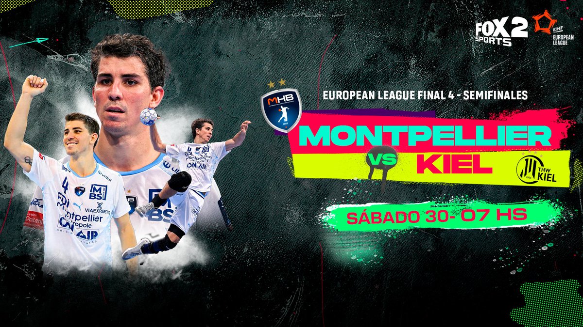 hernandelorenzi's tweet photo. Llegó la hora !!!
Fin de semana de locos, a puro #HandballxFoxSports !

-Sábado, 7am: Montpellier 🇫🇷 vs Kiel 🇩🇪 
-Sábado, 10:15hs: Melsungen 🇩🇪 vs Flensburg 🇩🇪 
-Domingo, 9:45hs: tercer puesto 
-Domingo, 12:30hs: la gran final de la European League. 
-Domingo, 16hs: Logroño 🇪🇸 vs Barcelona 🇪🇸 (Asobal) 

Todo por la pantalla de Fox Sports y su canal de YouTube. 

Te esperamos !