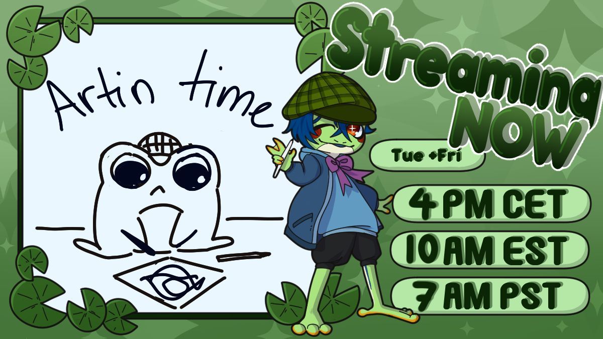 marshthefrog's tweet photo. Woop woop, Art time \0/

https://t.co/hYb6wQbRJ7 https://t.co/hJp61TDXN1