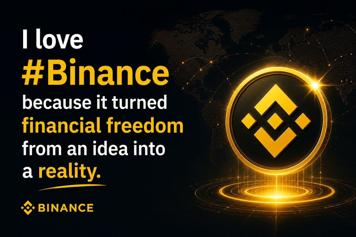 GSnake66006's tweet photo. I love #Binance because it turned financial freedom from an idea into a reality https://t.co/CD4MoAsgtk