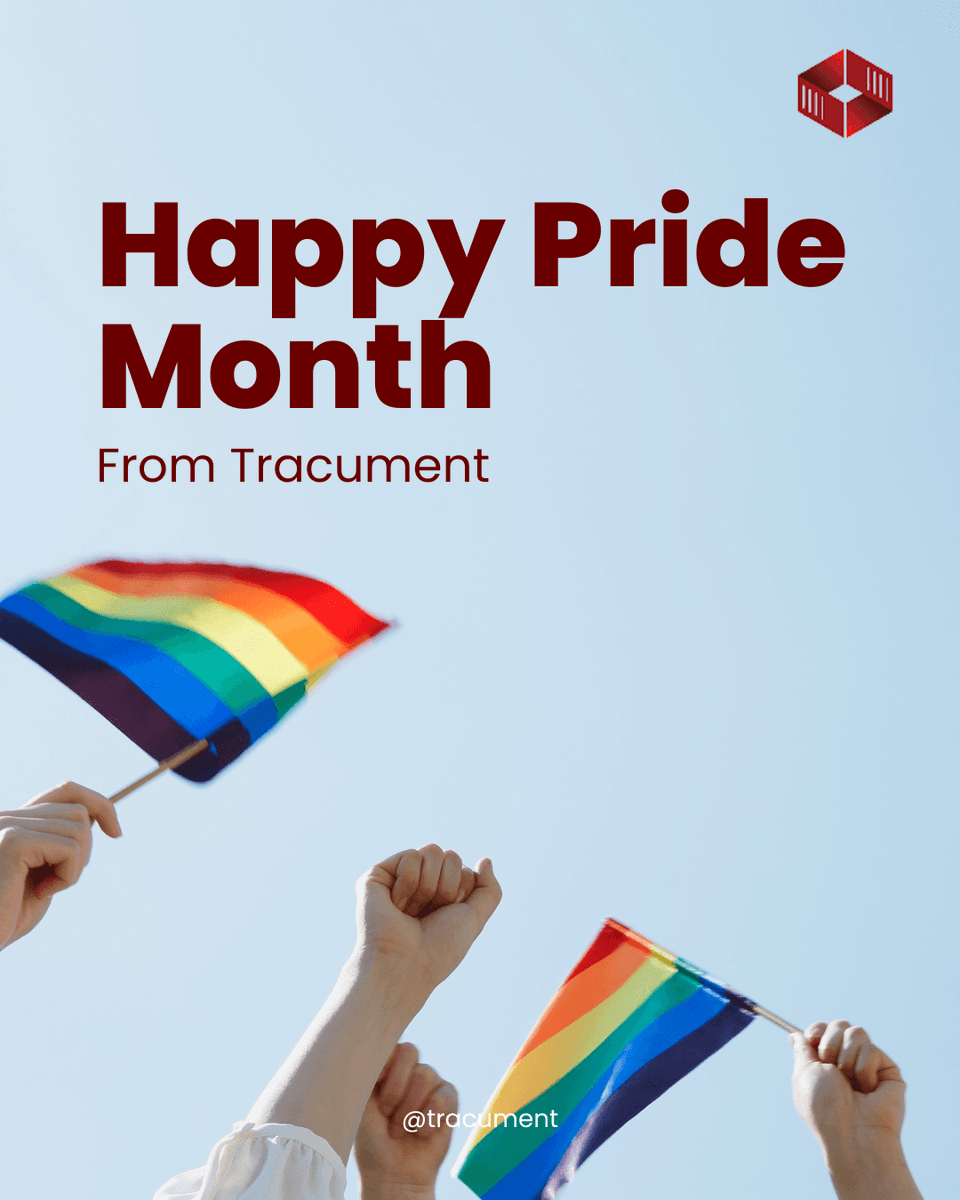 Tracument's tweet photo. Happy Pride Month! 

Let's stand together for equality, acceptance, and understanding. Here's to a month of love, pride, and embracing the rainbow of identities that make our world vibrant! 

🌟❤️🧡💛💚💙💜 

#LoveIsLove https://t.co/sWvkILMjmQ
