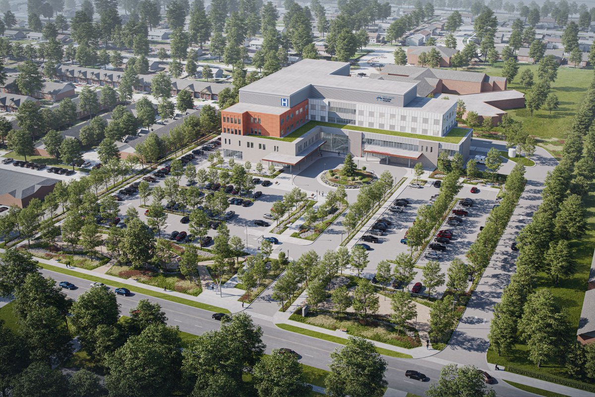 InfraOntario's tweet photo. 🌳#DYK over 100 new trees will be planted around the new West Lincoln Memorial Hospital to help with flood prevention, cooling, and beautification?

🔗To learn more about the West Lincoln Memorial Hospital, visit: https://t.co/ftwSOQkJid https://t.co/RqzXWBUXaC