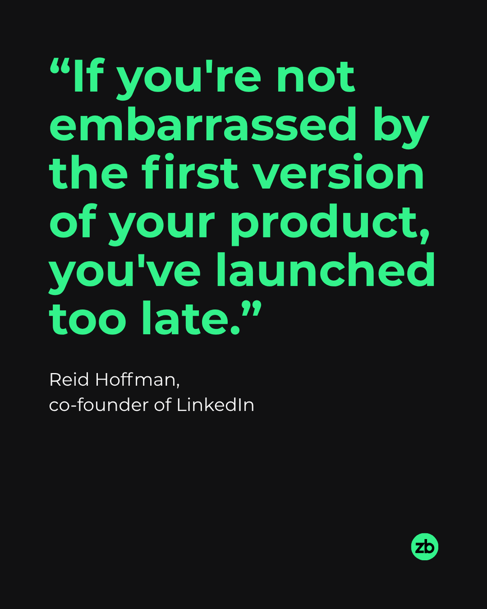 ZenBusinessInc's tweet photo. Perfectionism is just procrastination with better branding.
Launch it. Fix it. Repeat. 🔁 https://t.co/ahqzkbrjdY