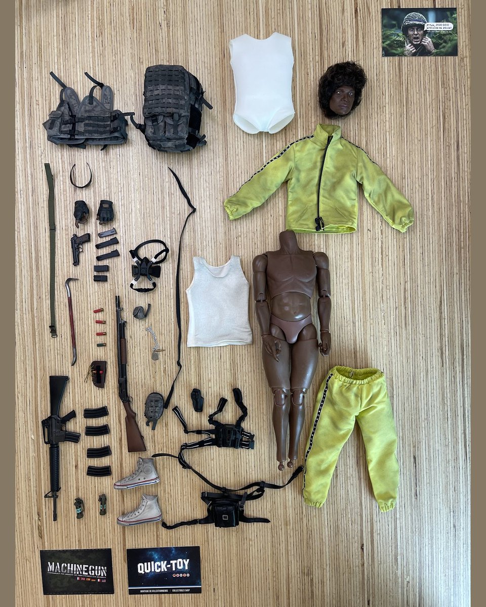 machinegun_fr's tweet photo. 🟡 The yellow tracksuit guy from PUBG. THAT guy — camping in every house, ready to one-shot you with the S1897… 💀

Soldier Story SSG-003, official 1/6 Krafton figure. Full survivor loadout.

⚠️ Last pieces — €187

🔗 https://t.co/oOuzZbv18D

#PUBG #SoldierStory https://t.co/l1NO9aiECT