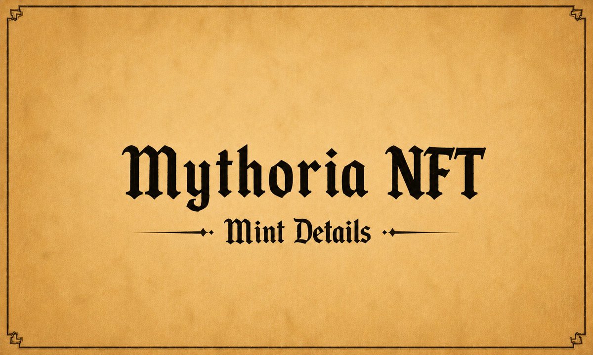 MythoriaNFT's tweet photo. 3000 Mythorians coming on @opensea

🔮 Mint Details:
• Mint Date: 3RD JUNE
• Supply: 3000
• Mint Price: 0.001 ETH
• Chain: ETH  

Follow and turn on notifications
WALLET CHECKER COMING SOON! https://t.co/mTR4upBuW1