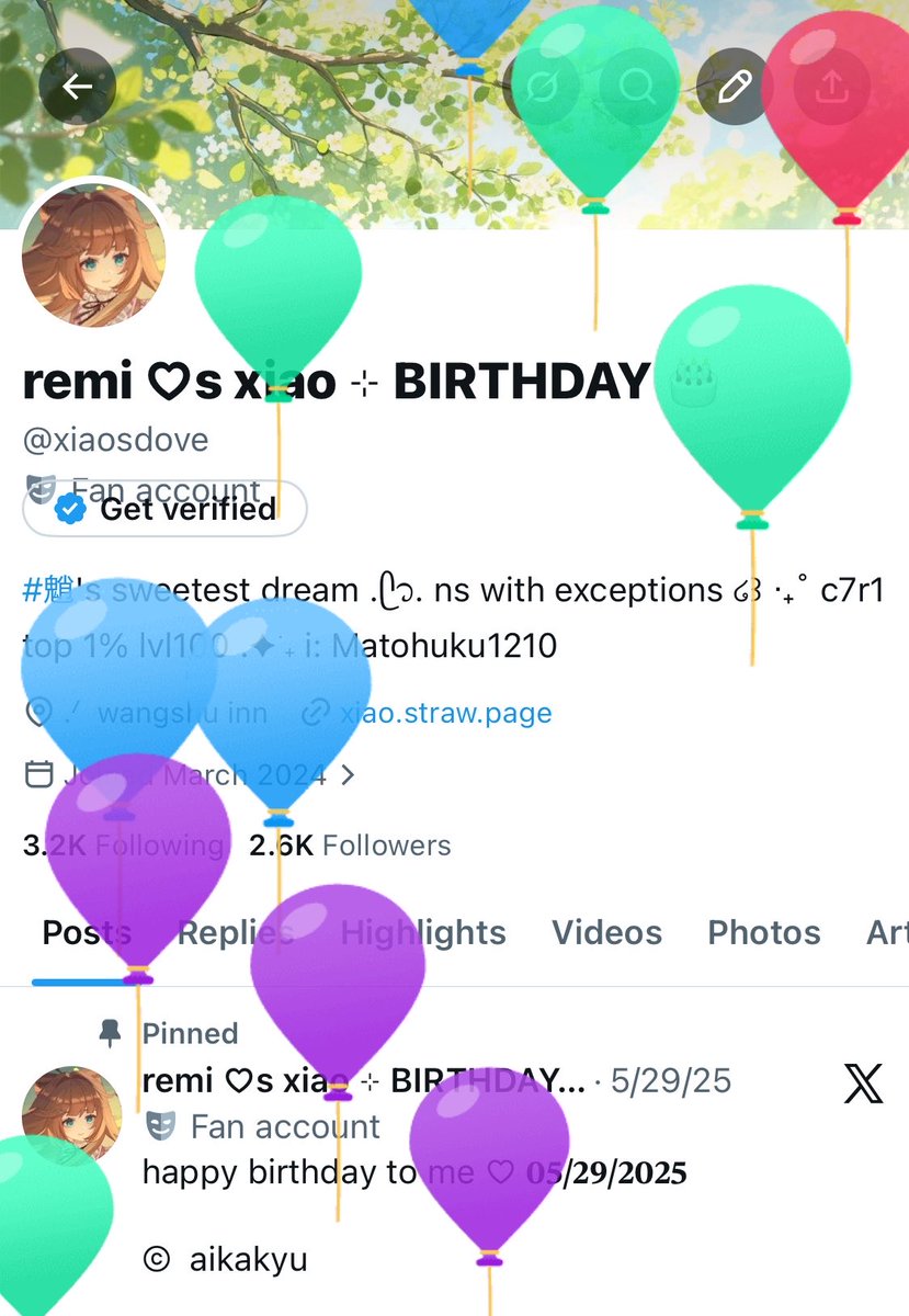remi ♡s xiao ⊹ BIRTHDAY 🎂 tweet media