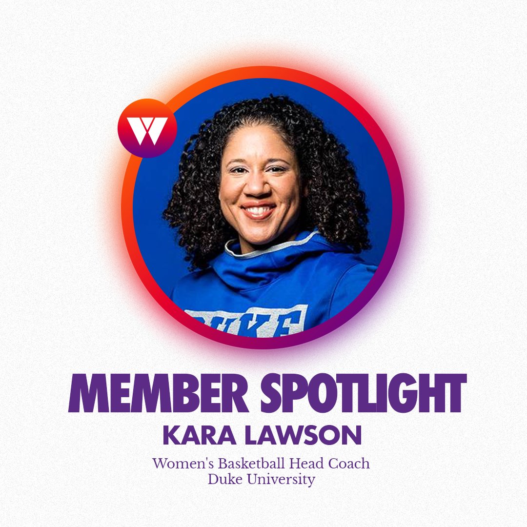 WeCOACH's tweet photo. ⭐Member Spotlight: Kara Lawson⭐

This month, we’re proud to celebrate members of our community who are part of the Asian American & Pacific Islander community. By uplifting their voices and recognizing their impact, we help expand representation and inspire the next generation of girls to step into leadership and coaching roles.

Thank you, Kara, for your leadership and the example you continue to set!

📌 @DukeWBB
📌 @DukeATHLETICS