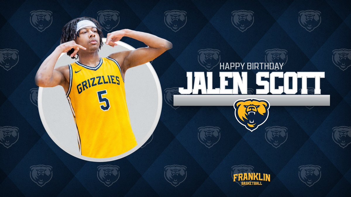 FCGrizHoops's tweet photo. Join us in wishing Jalen Scott a Happy Birthday!! Go live it up Jscott! https://t.co/xnwZ8NjABu