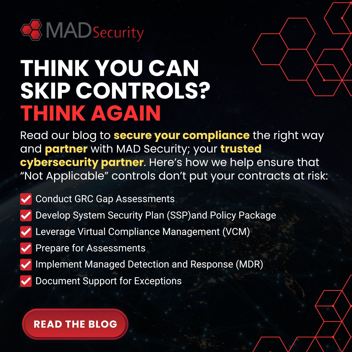 MADSecurityLLC's tweet photo. “Not Applicable” can fail your CMMC assessment.
🔗 https://t.co/2DyvWIHgzS
Improper N/A designations, missing approvals, and weak documentation lead to findings.
Know the rules. Document correctly. Stay compliant.
#MADSecurity #CMMC #SystemSecurityPlan https://t.co/TMwnlZWnbq