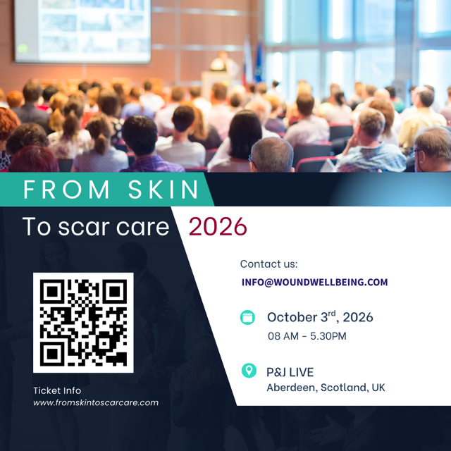 CDMedical's tweet photo. 🎉 Exciting news — we're exhibiting at the From Skin to Scar Care Conference 2026! 

Join us on October 3rd at P&amp;J Live, Aberdeen, Scotland for a full day of expert insights, innovation, and connection in wound and scar care. 

See you there! 👋 https://t.co/ELz0nnIWdw
