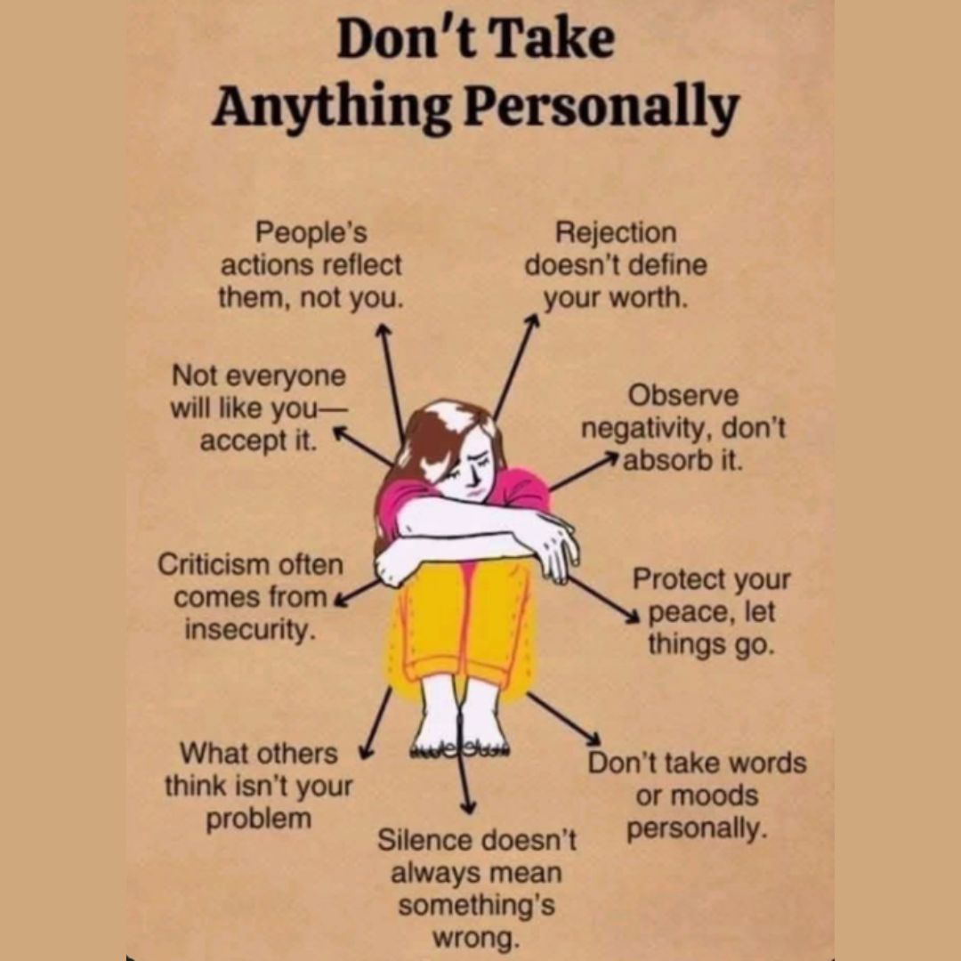 RutgersODS's tweet photo. A gentle reminder โ don't take anything personally. ๐ Protect your peace, observe negativity without absorbing it, and remember: rejection doesn't define your worth.
#Mindfulness #StudentWellness #MentalHealth https://t.co/ugFs9A9fvs