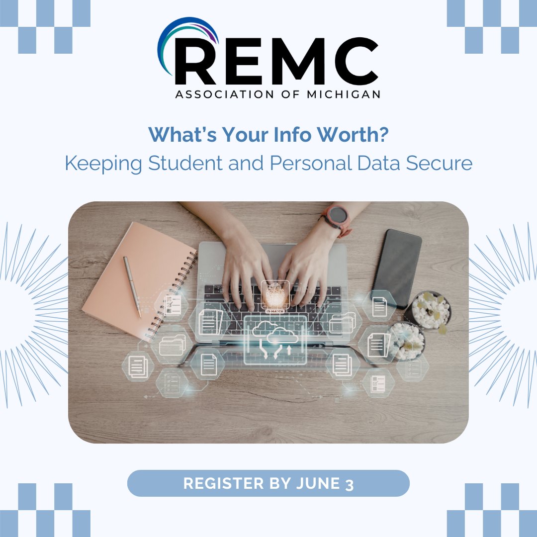 REMCAssociation's tweet photo. Your data matters. 🔐

Learn how data breaches happen, the impact they can have, and simple steps you can take to protect your digital footprint at home and at work. 

Sign up at the link in bio!
#Cybersecurity #DigitalSafety #DataPrivacy #EdTech #OnlineSafety https://t.co/ERjlAW1Kyq
