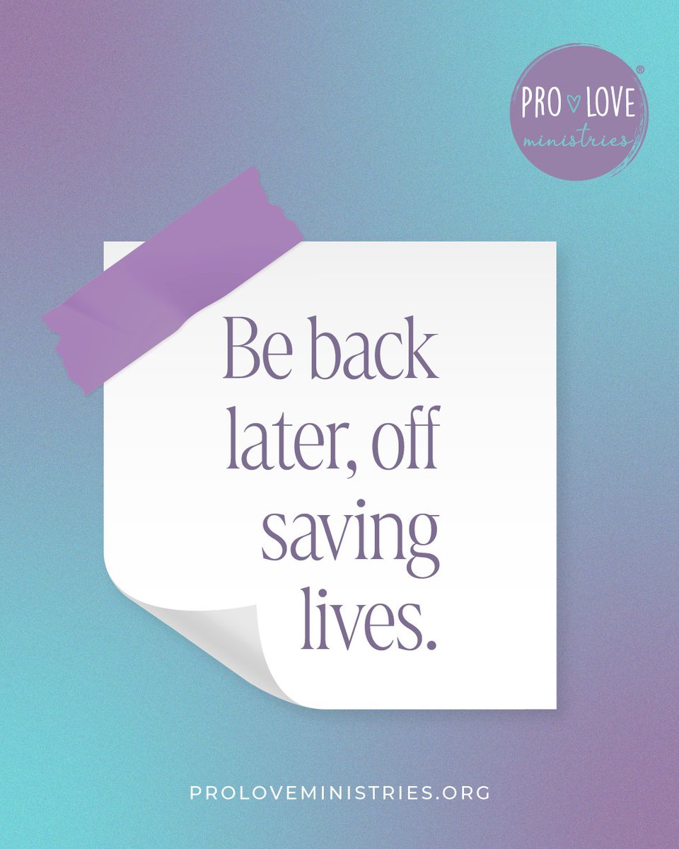 ProLoveMinistry's tweet photo. 💜💜💜 https://t.co/XrQkYzvPwk