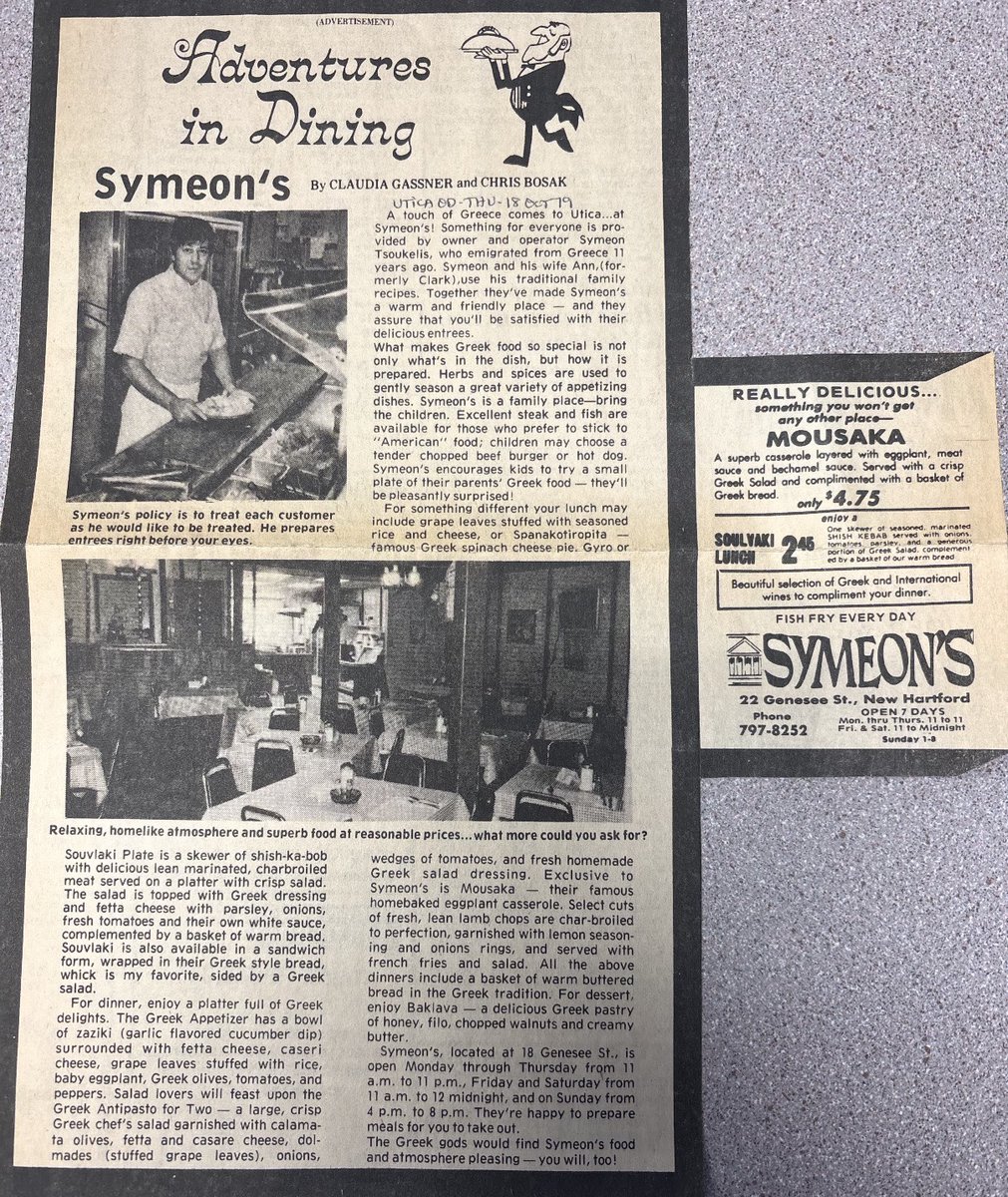 Symeons Restaurant tweet media