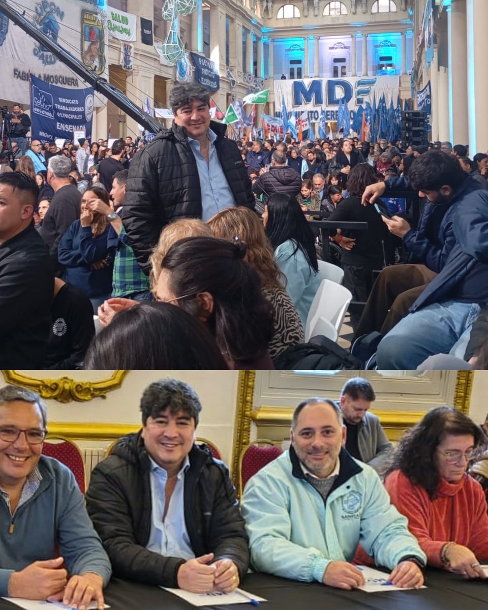ATSALaPlata1's tweet photo. 📢 SANIDAD ATSA La Plata acompañó el lanzamiento del MDF SALUD de @Kicillofok 
Creemos en la organización, la solidaridad y la construcción de un futuro con más derechos para todos y todas. 💙 https://t.co/hk4PQ4Yda5