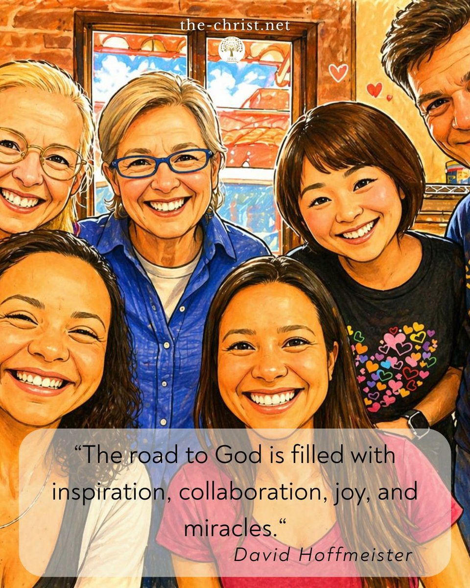 ACIM_YouTube's tweet photo. ✨ Holy Spirit Love Notes 🕊

“The road to God is filled with inspiration, collaboration, joy, and miracles.”
— David Hoffmeister

📔 Quote from: "Movie Watchers Guide to Enlightenment."
 
💫 Find this in the Living Miracles Store: https://t.co/0kXXrWDgrO https://t.co/uc7Vh2EQPJ