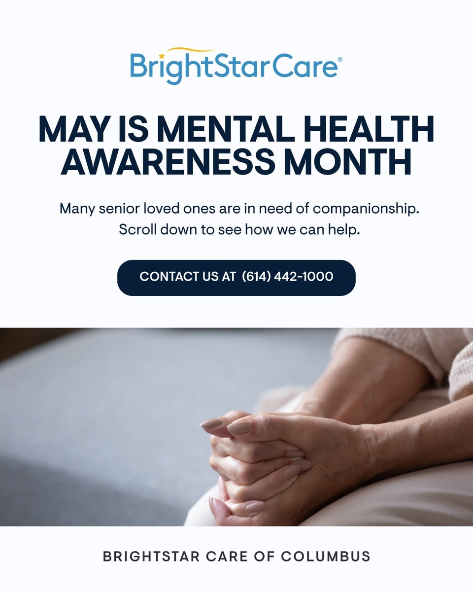 BrightstarCbus's tweet photo. This May, BrightStar Care of Columbus NW / E is shining a light on how everyday support can make a difference.

Extra support goes a long way toward lifting someone’s spirits.

Contact us today to get compassionate care: https://t.co/yn4tObQgEV

#MentalHealthAwarenessMonth https://t.co/O5TluCc6UQ