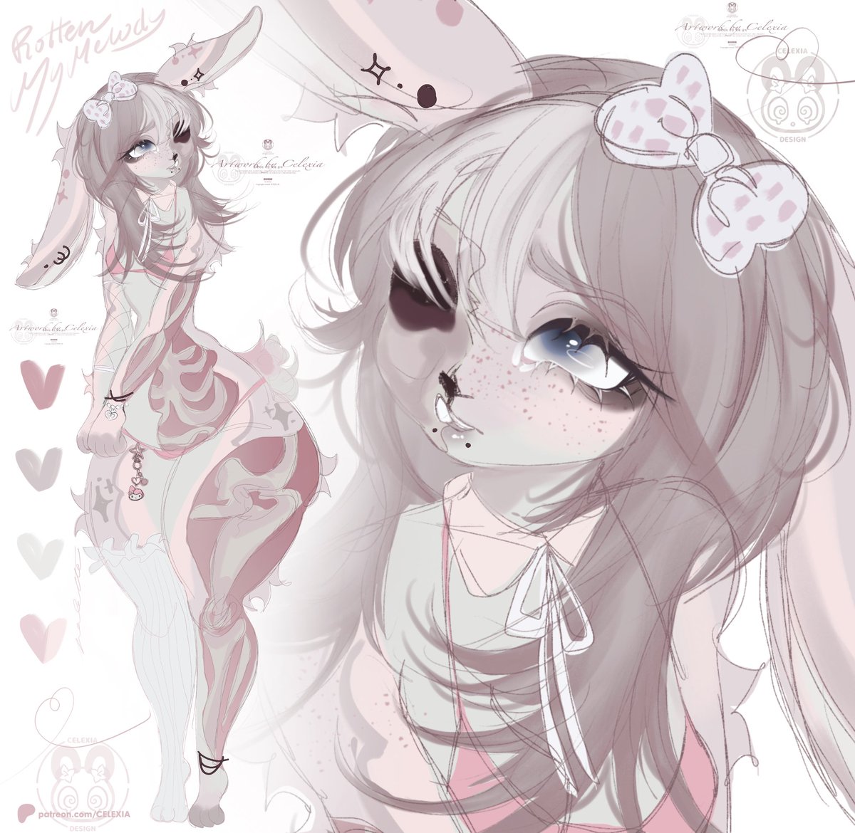 CELEXIA___'s tweet photo. 🎀💀🐰 rotten bun adopt
[ info below ] https://t.co/LiSrpTPHgU