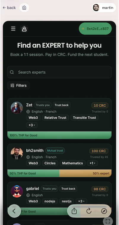 koeppelmann's tweet photo. Hackathons in the age of AI are incredibly fun. I just submitted my own project to the Circles Garage, alongside many others. If you’ve got an idea, build a mini-app for Circles or the Gnosis App and give it a shot! https://t.co/aX3dp2YGd5