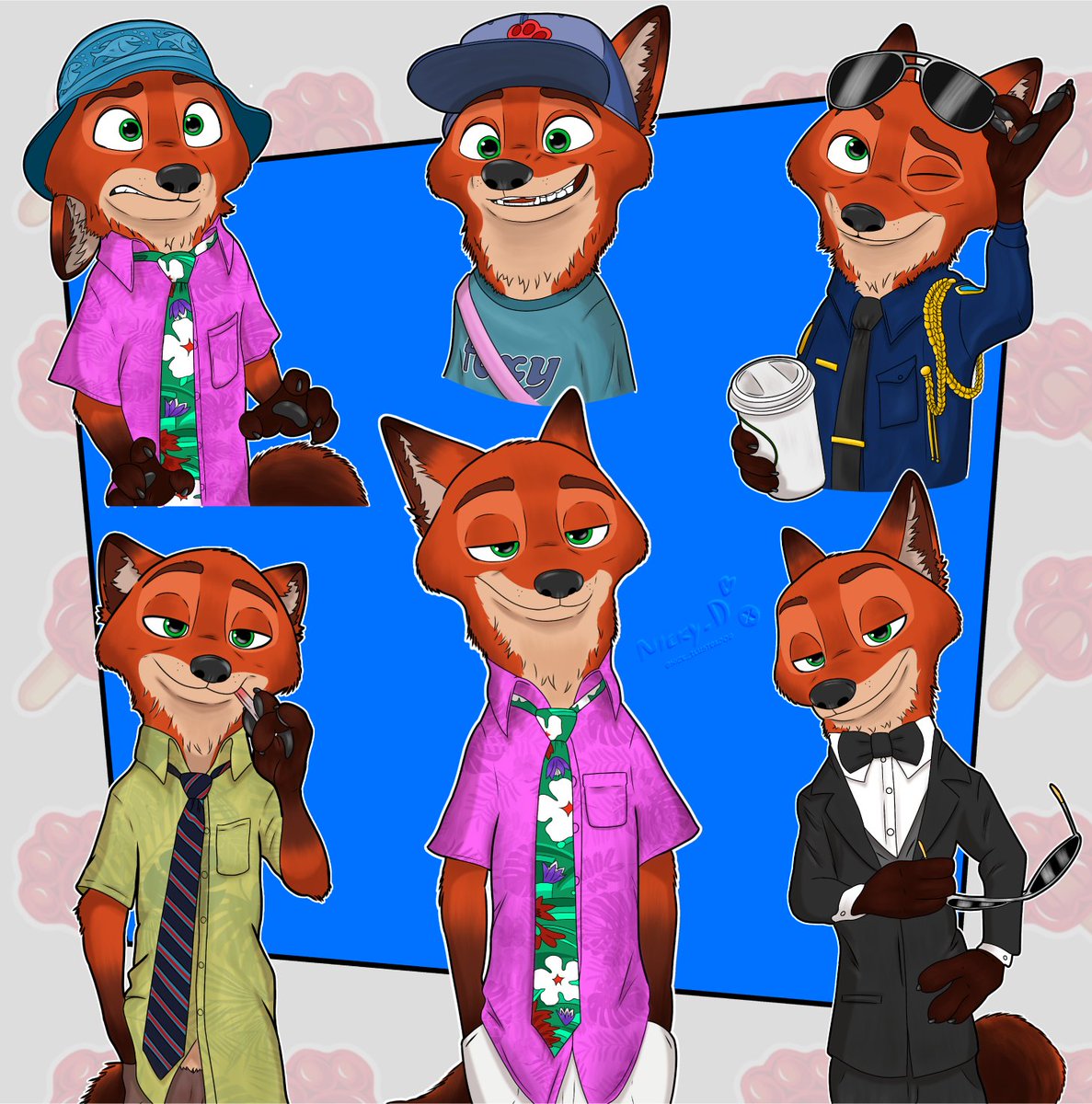 Nick_Ilustrador's tweet photo. Wilde &amp; Wilde 🦊🧡.
#zootopia https://t.co/YbS5LJEUOh