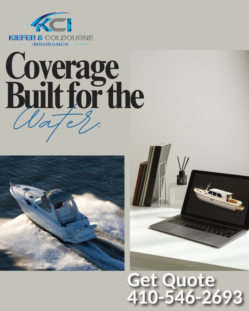 kiefercolbourne's tweet photo. Enjoy the water with confidence. 🚤
Boat insurance helps protect your adventures from unexpected risks.

Message me for a quote today!
📲 Policy Reviews: 410-546-9388
📲 New Quotes: 410-546-2693
Get your quote here: https://t.co/byIvcmdfTf https://t.co/8sEW3HIPKi