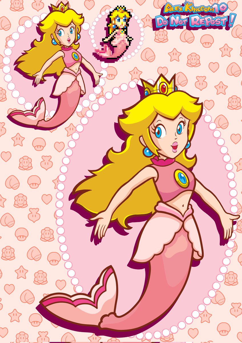 AlexKingdom10's tweet photo. Here's Mermaid Peach, thanks to the power of the Royal Aquatic Turnip.
🩷🫧🩷🫧🩷🫧🩷🫧🩷🫧🩷🫧🩷
With new abilities and new effects linked to her emotions.
#princesspeach #mermay #nintendo #supermario #superprincesspeach
Credit below ⬇️ https://t.co/Wma8Mcyh2g