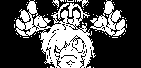 tunrix1's tweet photo. El mod sigue en proceso solo ando rehaciendo sprites por el nuevo diseño de mi lagarto por el momento hice esta cinemática del quinto final #frickbears3 #furry #frickbears https://t.co/OJnm71w5kg