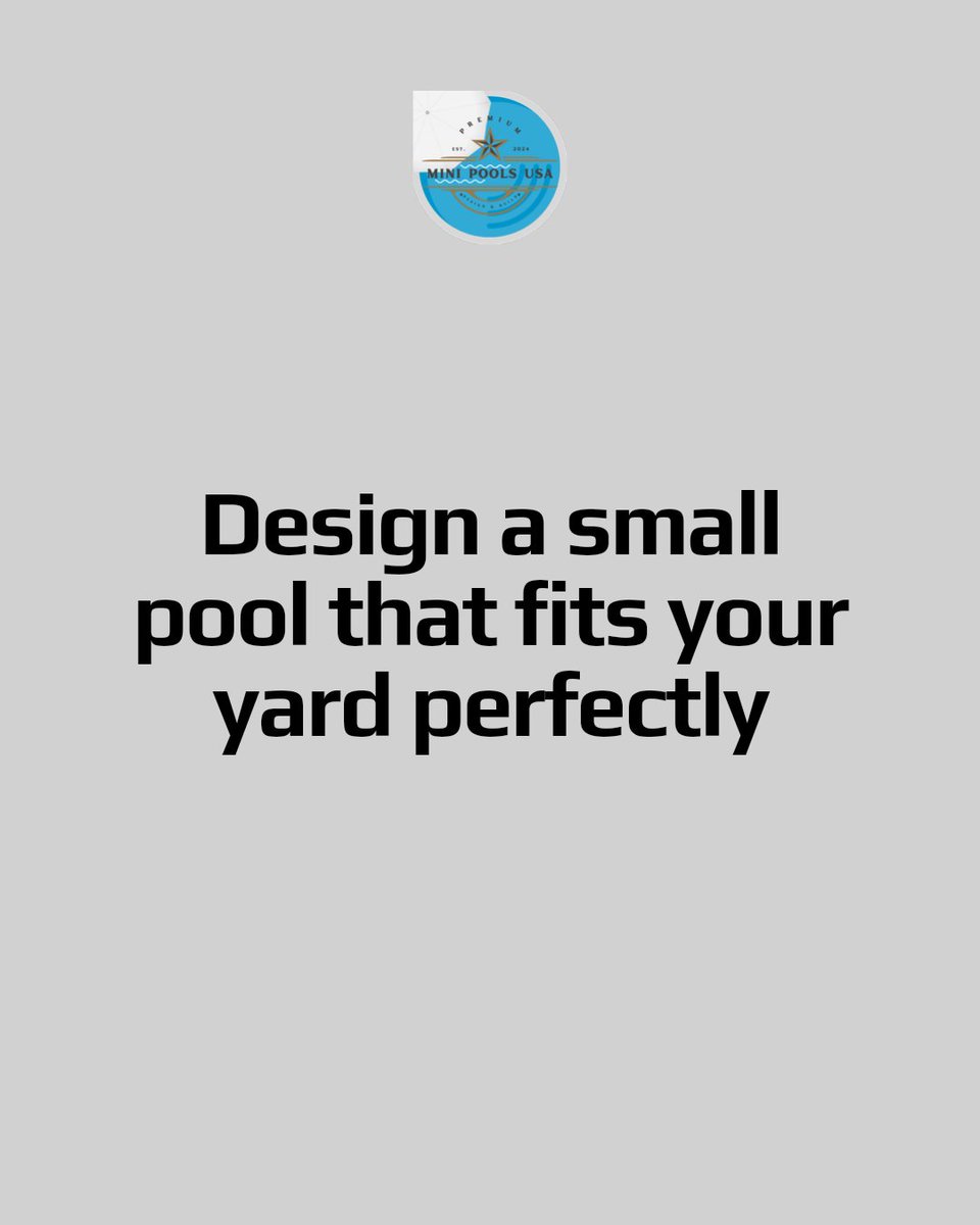 MINIPoolsUSA's tweet photo. Small pools can feel intentional with built-in seating, smart lighting, and a layout that fits your yard just right.

LEARN MORE https://t.co/l44u0Km1Kh #MINIPOOLS #SMALLPOOLS #SPOOLS #COCKTAILPOOLS #PLUNGEPOOLS https://t.co/1KHYzNmL6p