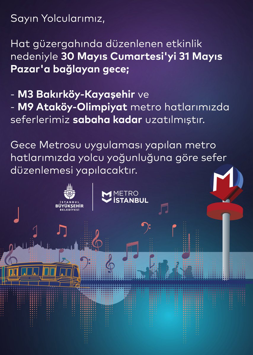 Metro İstanbul tweet media