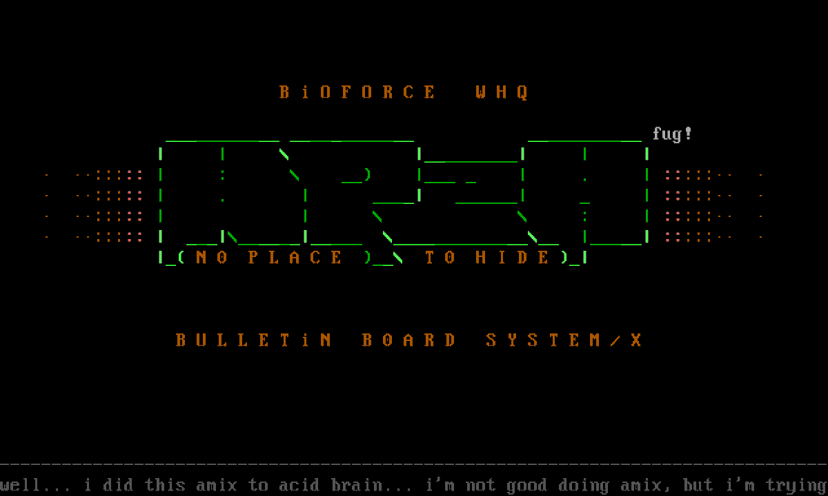 ansimotd's tweet photo. https://t.co/Uu8emwGADP

#ansiart #textmode #bbs https://t.co/hJROjKXgsR