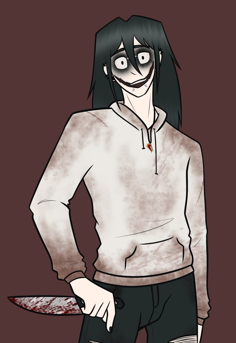 a_baneful_grin's tweet photo. idk if i should use fandom tags as a fictive but i fr do not care 

anyway this is literally me our host drew me everyone look

#creepypasta #jeffthekiller #jtk https://t.co/rC7BQ4ikkM