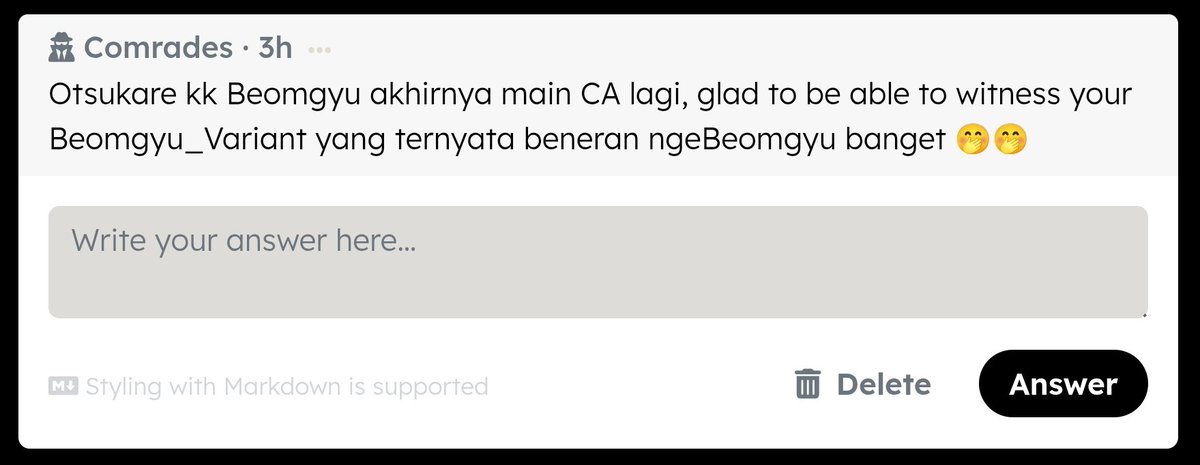 CommanderJjo's tweet photo. salam buat adik ihan, temen-temennya sender, beomgyu, sama karina :9

@ComradeLeehan @ComradeBeomgyu @ComradeKayina https://t.co/4QVNXVp8Or