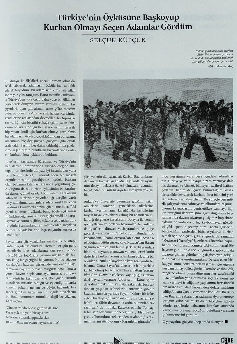 SelcukKupcuk's tweet photo. Türkiye için "kurban" olmayı seçmiş adamlar üzerine https://t.co/SfWzo05Pge