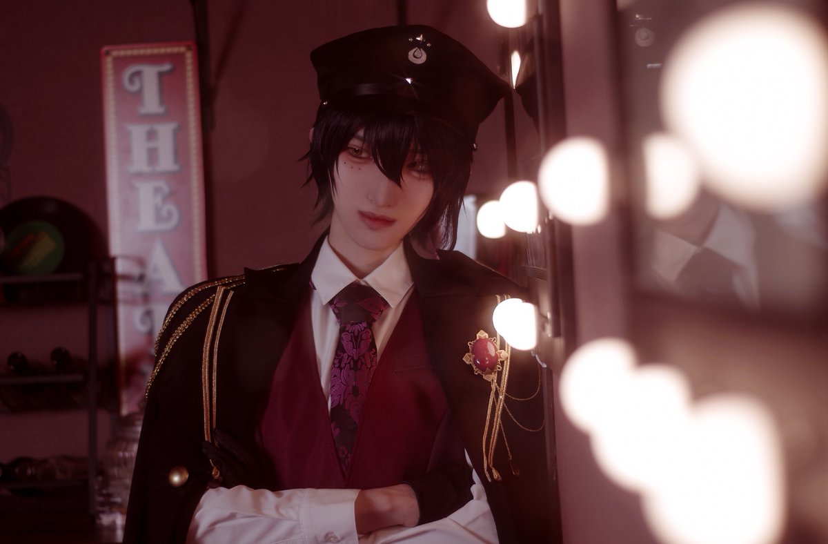 yuaminosayu's tweet photo. ぼく…  
        可哀想やろ  ?  …
＿ ＿ ＿ ＿ ＿ ＿ ＿ ＿ ＿
東京ディバンカー/cosplay⚠
🎪幻海シオン🃏🎩
[撮影] 紫苑ちゃん https://t.co/90pT1rHSGn
