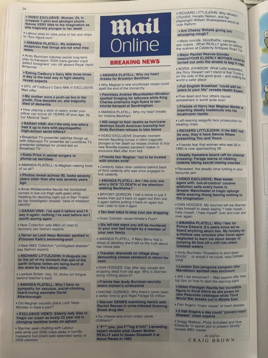 portraitinflesh's tweet photo. I feel as though we don't celebrate Craig Brown enough. His hit rate really is quite astonishing, and has been for many decades. Anyway: this is simply sensational. https://t.co/uotwkYDkUH