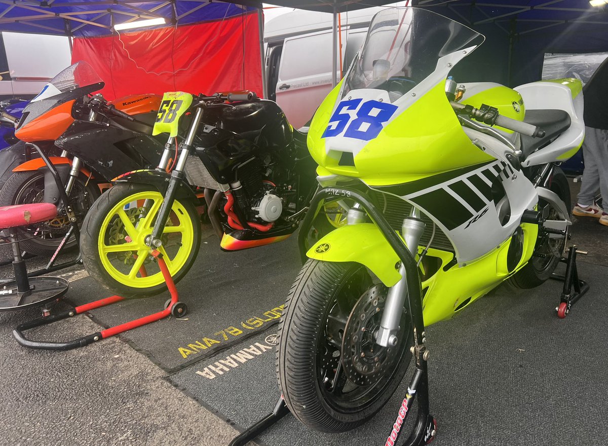 krcircuit's tweet photo. The paddocks are filling up nicely and testing is underway ahead of Round 2 of the Scottish Championship and KMSC motorcycle racing this weekend. 

Qually from 10.30am with 24 races over the weekend. 

Tickets via https://t.co/uca6wk9Pdm or at the gates. https://t.co/eAULM4KXZp
