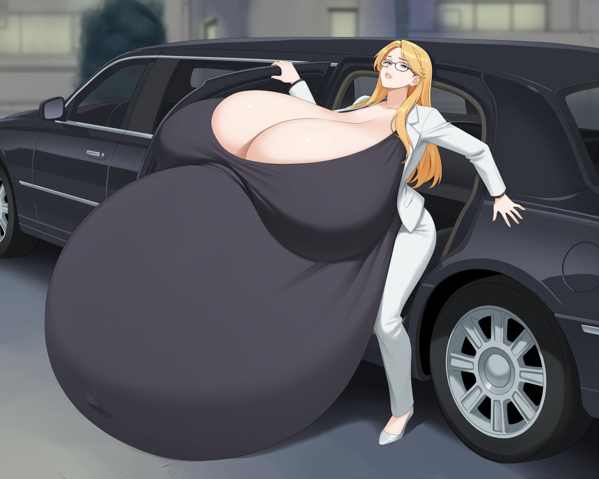 Cassarah6's tweet photo. One more for Mayternity!

Cassarah just manages to squeeze out of her limo. Time to get a new, larger ride!

Art by the talented SaburoX! https://t.co/8jls7JgW01