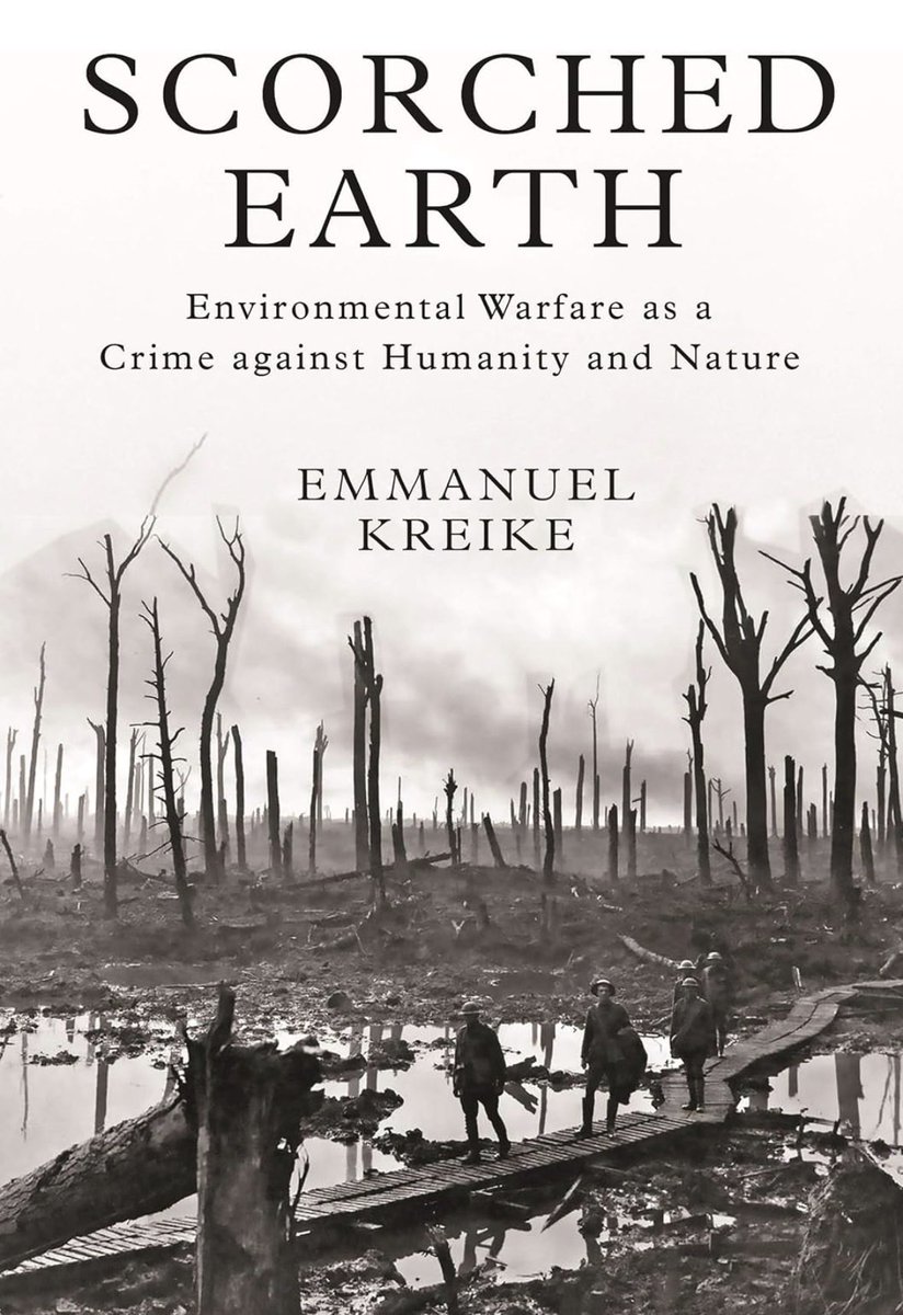 ForgottenV1918's tweet photo. Want to know how to destroy an empire or wipe out an entire civilization without firing a single shot in the endgame? Poison the water, flood and salinize the fertile land, demolish the wells, dams, and canals that keep life flowing, and let famine, plague, and collapse do the rest. That’s the gut-punch strategy at the core of Emmanuel Kreike’s Scorched Earth: Environmental Warfare as a Crime against Humanity and Nature (2021). Far from “collateral damage,” Kreike shows how deliberate (or coldly accepted) destruction of “environmental infrastructure” including water systems and soil fertility has been a hallmark of total war for centuries, turning thriving regions into uninhabitable wastelands and making populations more vulnerable to death than any battlefield slaughter. 
•  Dutch Revolt (1570s, Holland polders): Both Spanish royalist and Dutch rebel forces turned the region’s intricate dike-and-sluice system against itself on a catastrophic scale. Rebels repeatedly breached major sea dikes and opened sluices (e.g., around Leiden, Gouda, Oudewater, and Alkmaar in 1574) to create massive inundations, flooding hundreds of thousands of acres of farmland, pastures, orchards, and villages to deny shelter, forage, and resources to besiegers. Royalist water boards frantically warned that “the salt water would soon flood the remainder of Delfland, all of Rijnland, the Woerden region,” and beyond salinizing soils, eroding dikes/mills/bridges/houses, and turning fertile polders into permanent swamps (“the water wolf” devouring the land). Floodwaters reached 3.5 feet deep against interior dikes; storms worsened breaches. Entire farms, fields, and villages were submerged for 3–4+ years (some areas effectively lost for centuries), with drainage infrastructure destroyed or abandoned. The result: total agricultural collapse, skyrocketing food prices (butter at 42 guilders per barrel), mass rural flight into overcrowded rebel towns, famine, and Black Death-style plague outbreaks. Survivors faced “re-wilding” landscapes overtaken by weeds, tides, and storms; reconstruction was agonizingly slow because war taxes, mutinies, and destroyed tax bases left no labor or resources. Kreike calls this deliberate transformation of Holland into a “desolate swamp” a textbook case of environcide. 
•  Colonial/African cases (late 19th–early 20th century, Ovambo floodplain in Angola/Namibia): Portuguese, German, and later WWI-era forces (plus local collaborators) systematically destroyed or seized indigenous water infrastructure wells, water holes, dams, canals, and granaries in the arid region’s carefully engineered floodplain systems. These were not “natural” resources but human-shaped environmental infrastructure sustaining crops, livestock, and communities through droughts. Armies torched or razed them to starve resistors and deny resources, while plundering grazing lands. The long-term legacy was the so-called “Famine of the Dams” in the 1920s: not primarily a natural drought but the direct outcome of environcide. Displaced refugees had no wells, dams, or stores left to buffer lean years; oral histories describe genocidal-level suffering, mass starvation, disease, forced societal/lifestyle collapse, and entire communities pushed into vulnerability.
•  Broader patterns across cases (Americas, Asia, Europe): Spanish conquistadors in the Americas collapsed indigenous irrigation canals, terraces, and “dark earth” soils, leading to rapid degradation and abandonment of fertile valleys turning managed landscapes into what later Europeans called “wilderness.” Recovery took decades/centuries; indirect deaths dwarfed combat ones.
Kreike stresses these were intentional blurring human and natural harm.The book’s archival details (tax records, military journals, witness accounts, oral interviews) make these tactics feel viscerally calculated: slow environmental poisoning via salt, flood, and denial that erased ways of life more thoroughly than any direct killing.
