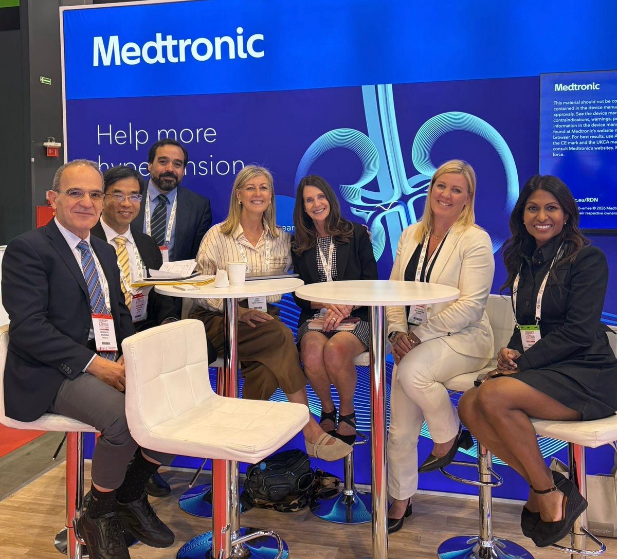 ISHBP's tweet photo. Great to meet and connect with the team from @Medtronic  - an ISH Corporate Member - at the @ESHypertension meeting this weekend in Gdansk! https://t.co/y891JWxXN1