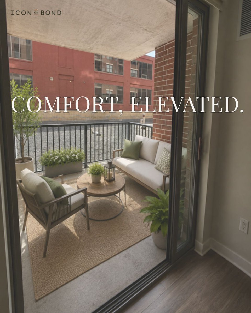 IconOnBond's tweet photo. A little fresh air, a little sunlight, and a space that makes home feel even better — at Icon on Bond✨ https://t.co/f0Ik9wgInU
