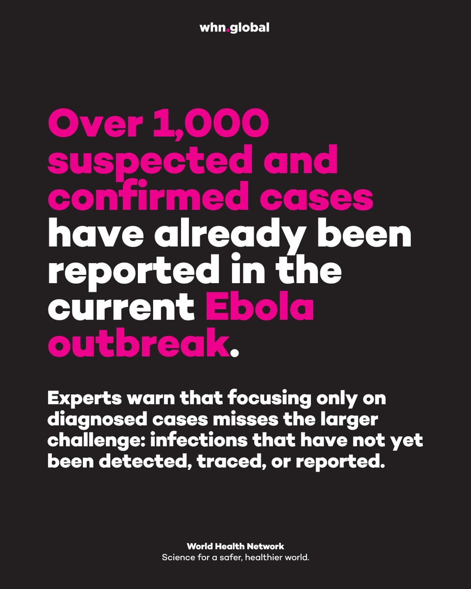 TheWHN's tweet photo. Ebola is not a disease that should be chased around the world after it spreads.

Once transmission enters the global transportation network, it can move to anywhere and from there everywhere. Effective management means acting before that happens.

WHN paper:
https://t.co/NIt3yKd33D

#Ebola #PublicHealth #OutbreakResponse #GlobalHealth #DiseasePrevention #InfectionPrevention