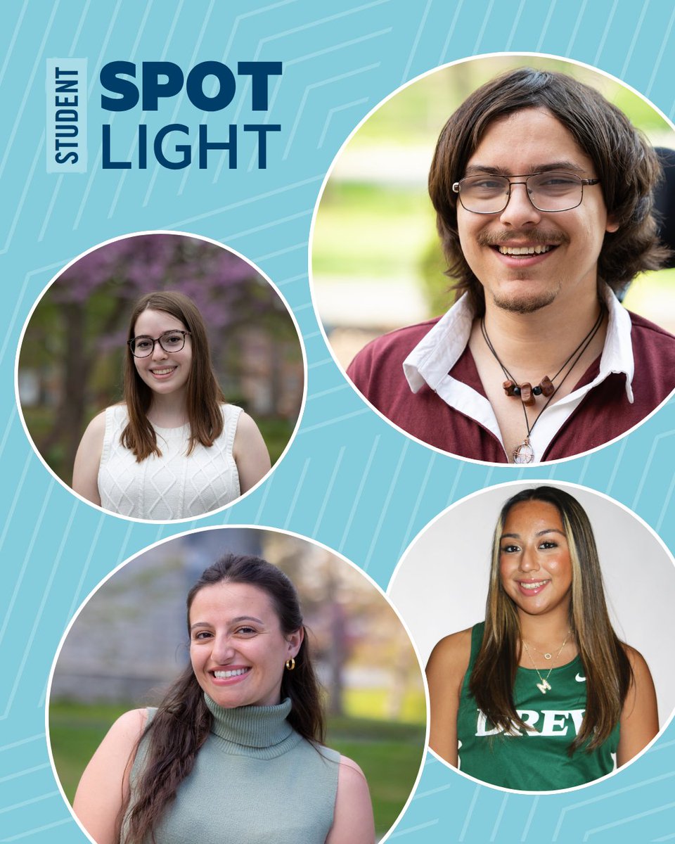 DrewUniversity's tweet photo. We’re checking in with the Classes of 2026 to see where they’re headed now that they've graduated from #DrewU.

🩺 BS in Nursing at Drexel
⛪ Master at Drew Theological School
🏃‍♀️‍➡️ Master's in Sports &amp; Psychology
🐸 PhD in Ecology &amp; Evolution

https://t.co/Ce3f61NzbE https://t.co/HHpvfrVtNz
