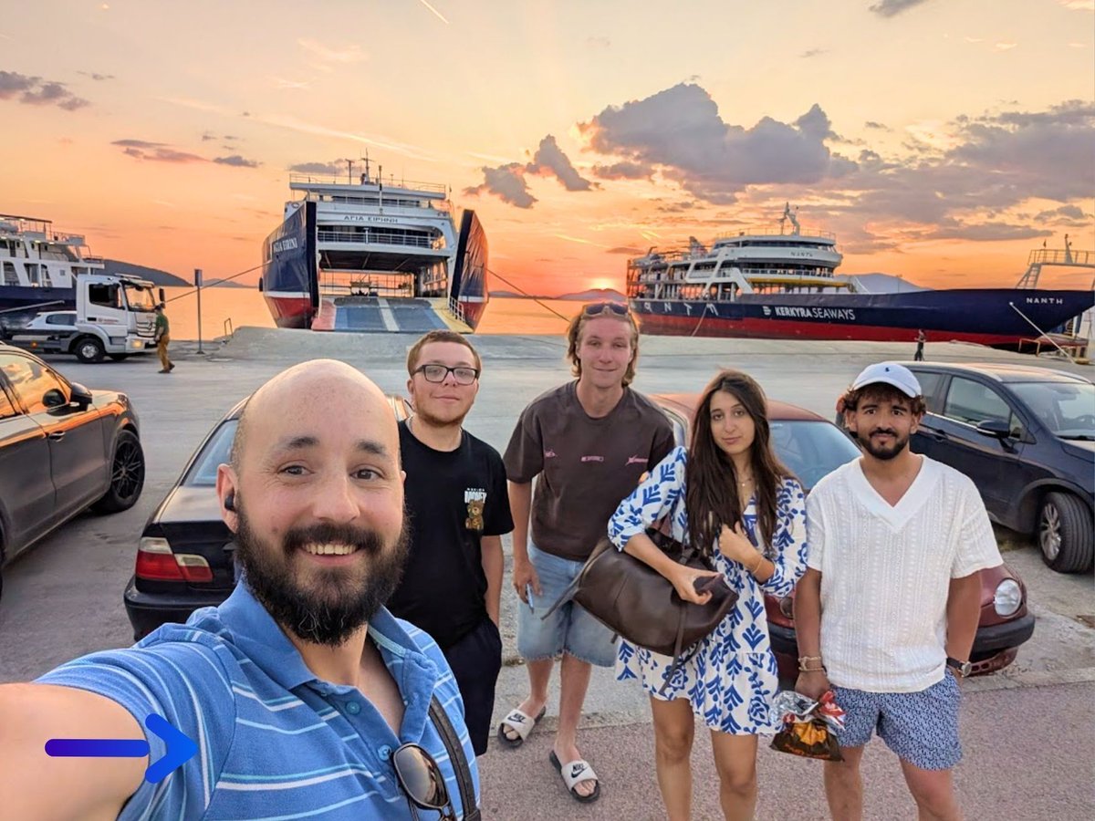OFCIFR's tweet photo. Pour cette neuvième journée, nous pensions à une simple étape vers la Grèce et le ferry d’Igoumenitsa. En réalité, elle a mêlé bateau, plongée, urbex, vagues, contrôles, repas et improvisations, jusqu’à une nuit de voyage. https://t.co/RilKuWgRec