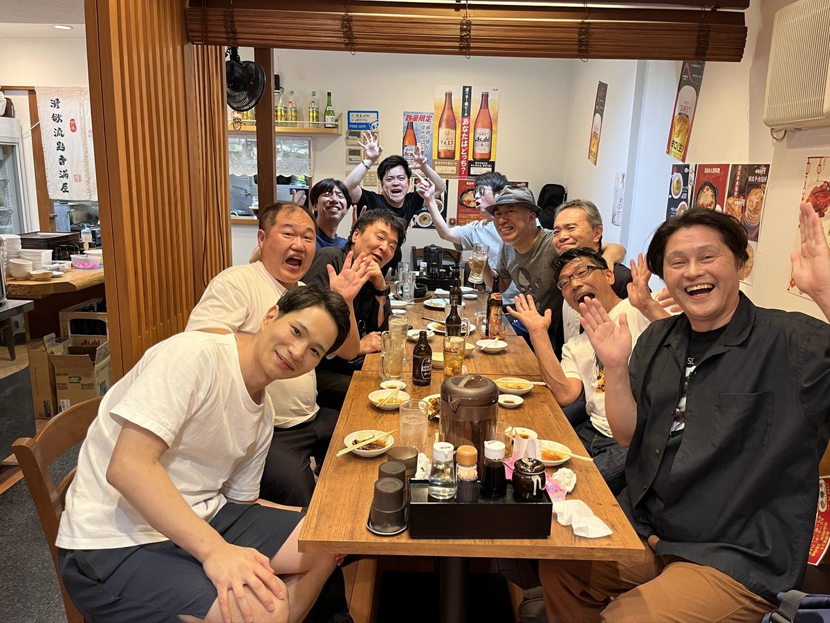 nezutoshi's tweet photo. 苦肉祭、本番も打ち上げも楽しかった😊好きな人しかいないライブ最高だね！ https://t.co/SaSqbizZ0E